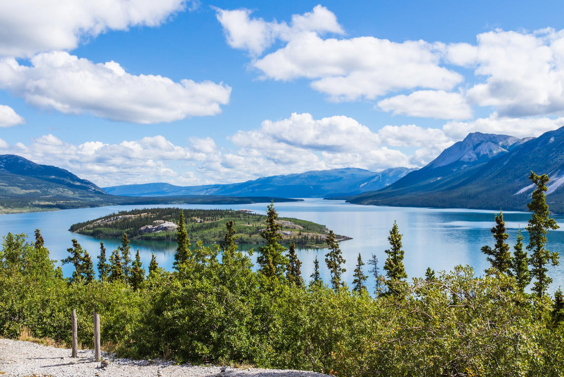 Bove Island and Tagish Lake in Yukon, Canada in summer 2000pc Puzzle