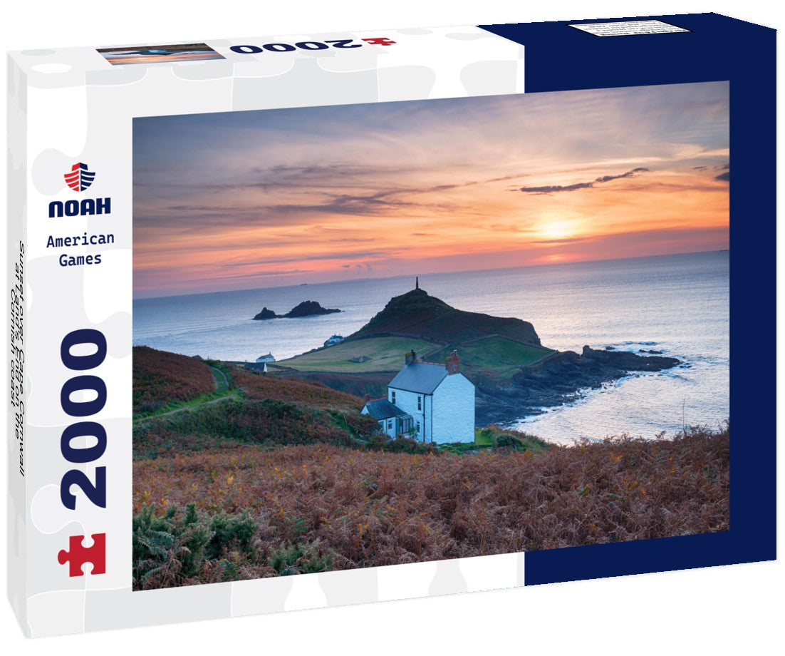 Sunset over Cape Cornwall at Land's End on the Cornish coast 2000pc Puzzle