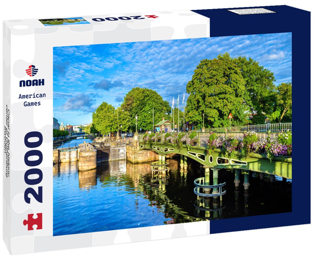 Canal in the historic center of Gothenburg, Sweden 2000pc Puzzle