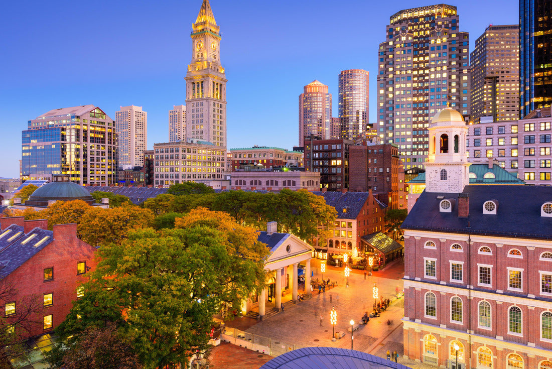 Boston, Massachusetts, USA downtown cityscape 2000pc Puzzle