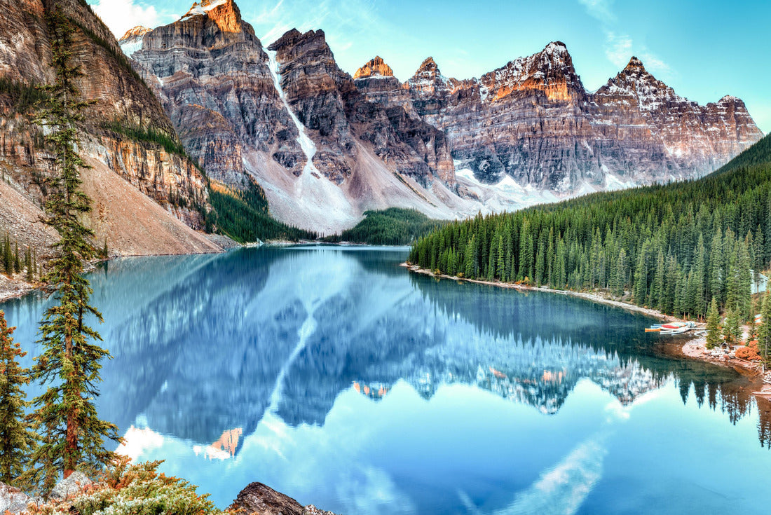 Noah Jigsaw Puzzle Moraine Lake panorama in Banff National Park, Alberta, Canada 2000 pieces