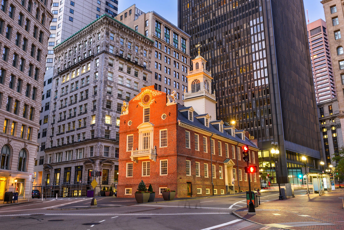 Boston, Massachusetts, USA cityscape at the Old State House 2000pc Puzzle