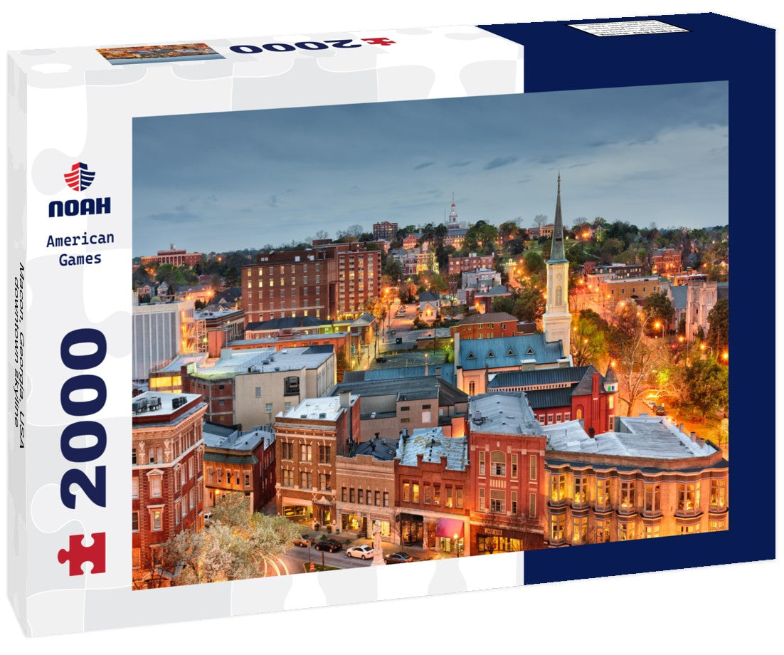 Macon, Georgia, USA downtown skyline 2000pc Puzzle