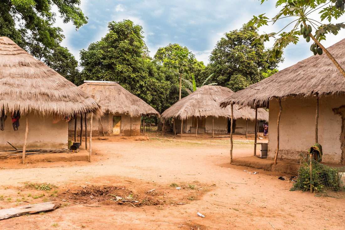 Noah Jigsaw Puzzle West Africa, Guinea-Bissau, Bijagos islands - traditional African village 2000 pieces