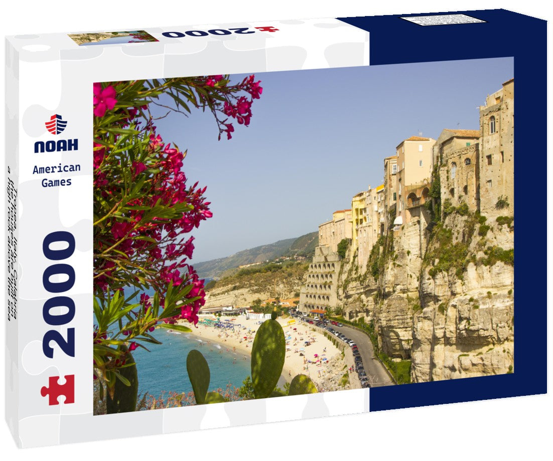Tropea, Italy, Calabria, the houses are built on a high rock above the sea 2000pc Puzzle