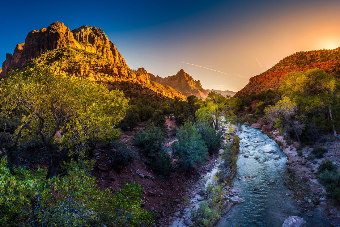 Noah Jigsaw Puzzle Zion National Park Fall Colors at Sunset 2000 pieces