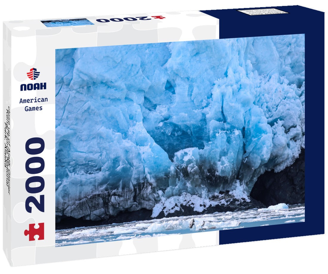 close up of Aialik Glacier, Kenai Fjords National Park, Alaska 2000pc Puzzle