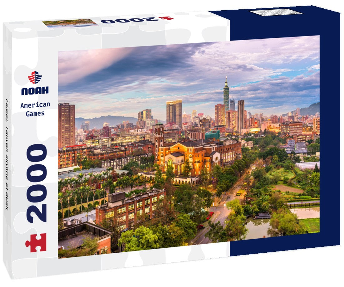 Taipei, Taiwan skyline at dusk 2000pc Puzzle