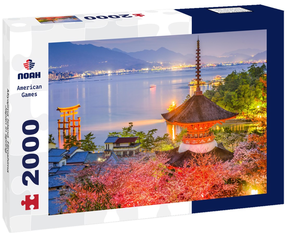 Miyajima Island, Hiroshima, Japan in spring 2000pc Puzzle