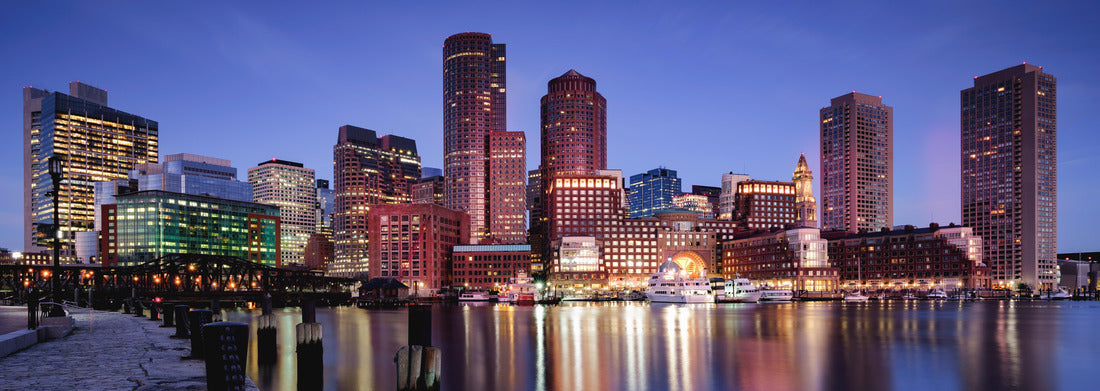 Noah Jigsaw Puzzle Boston skyline at dusk, Boston, Massachusetts, USA panorama 1000 pieces