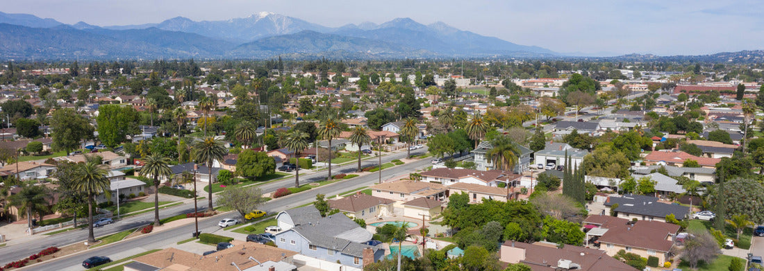 Noah Jigsaw Puzzle Daytime view of West Covina city center, California panorama 1000 pieces