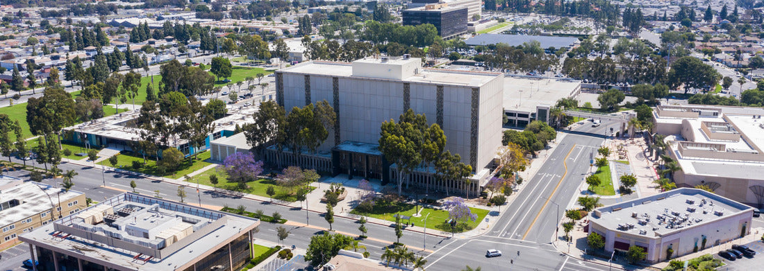 Noah Jigsaw Puzzle Daytime view of Norwalk, California civic center panorama 1000 pieces