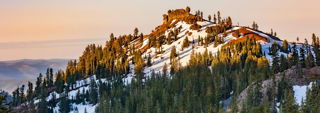 Noah Jigsaw Puzzle snow on Mount Lassen in the Lassen volcanic national park panorama 1000 pieces