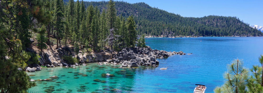 Noah Jigsaw Puzzle Lake Tahoe from the Nevada side on a clear, sunny day panorama 1000 pieces