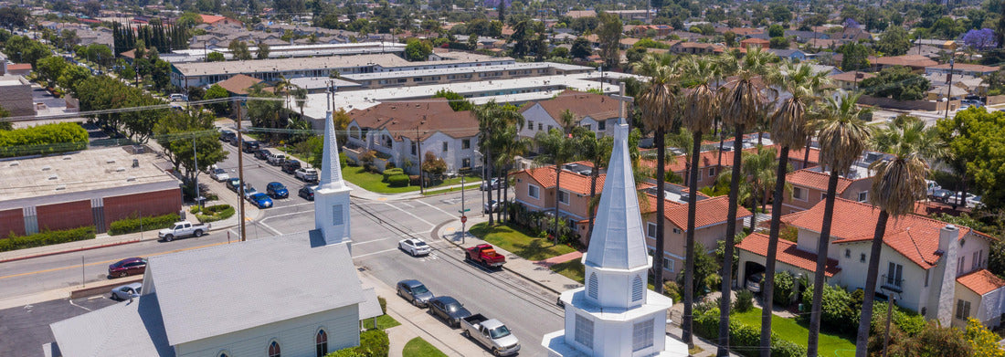 Noah Jigsaw Puzzle Daytime aerial view of Pico Rivera, California panorama 1000 pieces