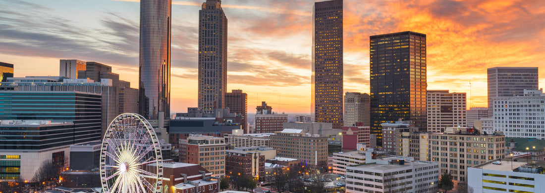 Noah Jigsaw Puzzle Atlanta, Georgia, USA Skyline in the city center at sunset panorama 1000 pieces