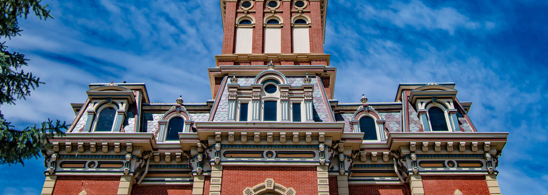 Noah Jigsaw Puzzle Adams County Courthouse in Decatur Indiana panorama 1000 pieces