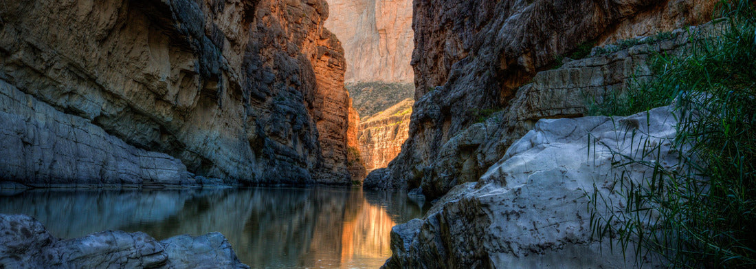 Noah Jigsaw Puzzle Afternoon light at the US/Mexican border, Santa Elena Canyon, Big Bend National Park panorama 1000 pieces