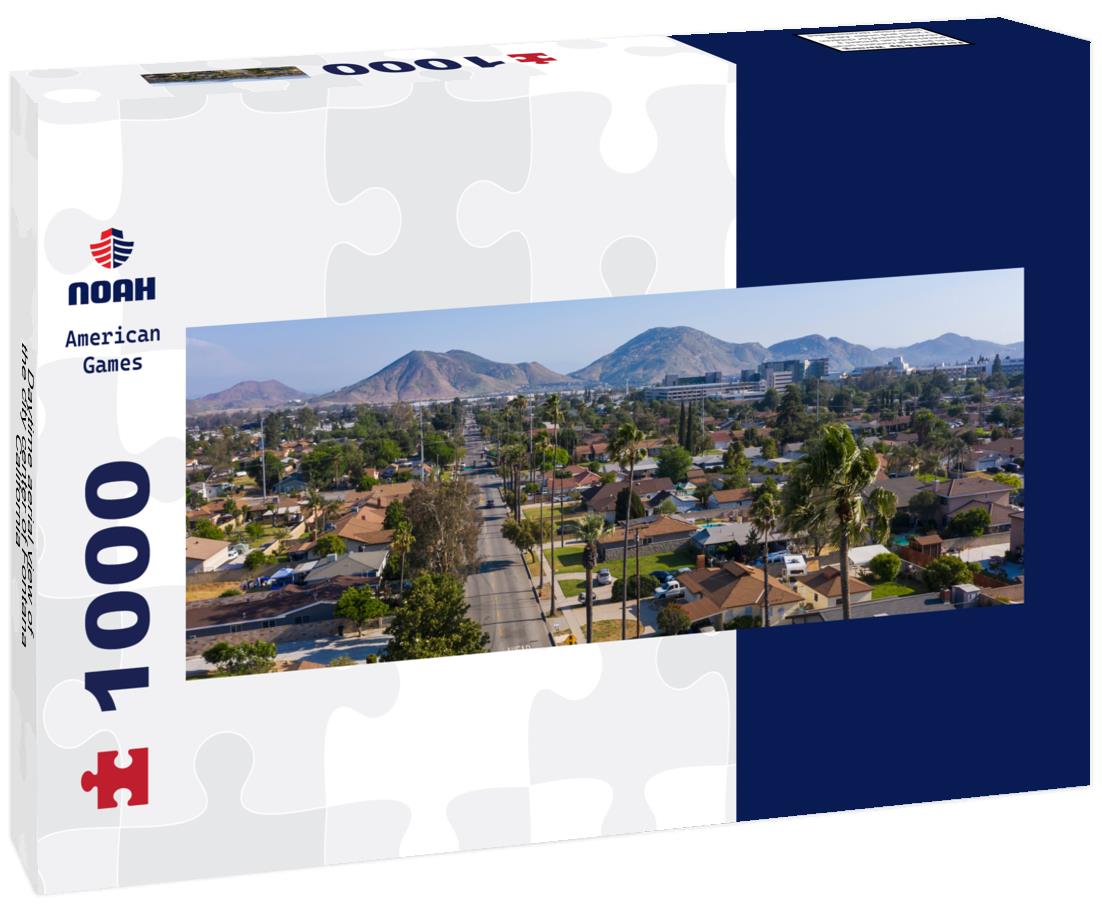 Noah Jigsaw Puzzle Daytime aerial view of the city center of Fontana, California panorama 1000 pieces