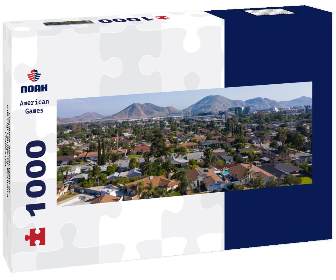 Noah Jigsaw Puzzle Daytime aerial view of the city center of Fontana, California panorama 1000 pieces