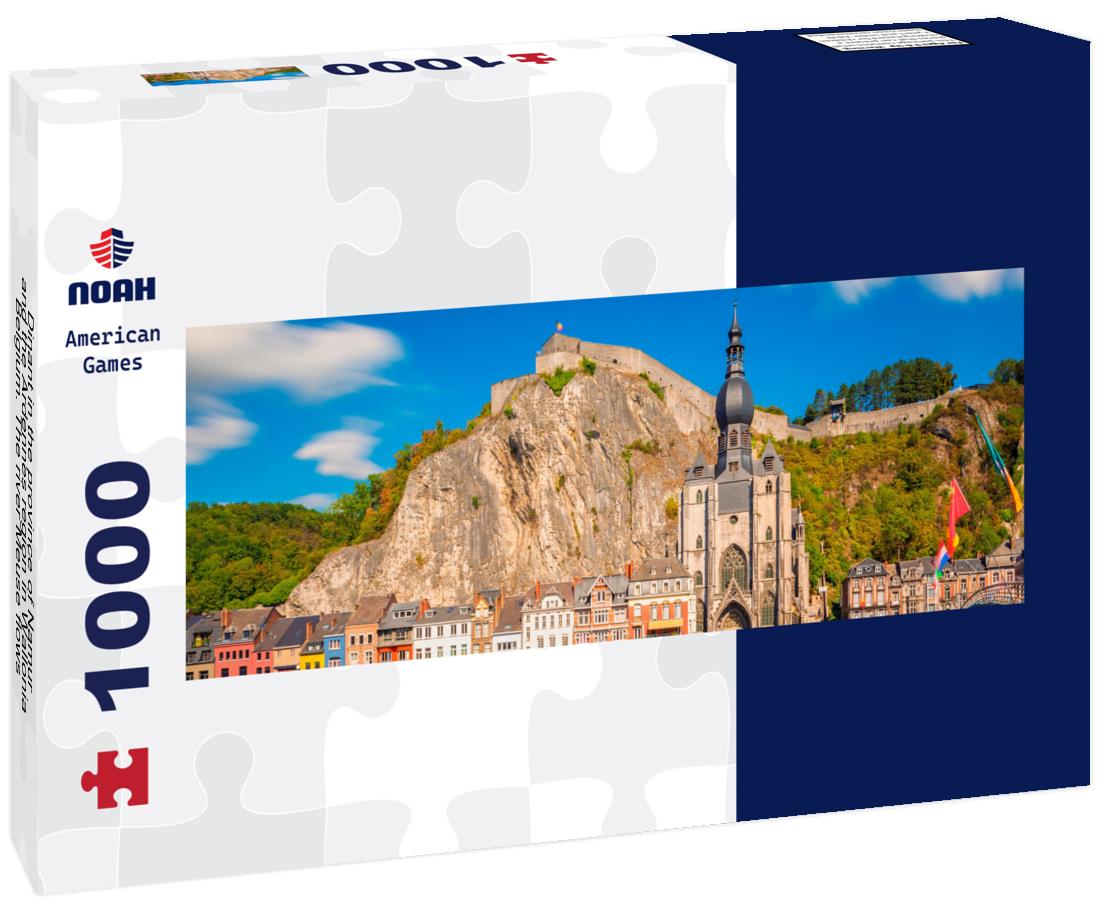 Noah Jigsaw Puzzle Dinant in the province of Namur and the Ardennes region in Wallonia, Belgium. The river Meuse flows through Dinant panorama 1000 pieces