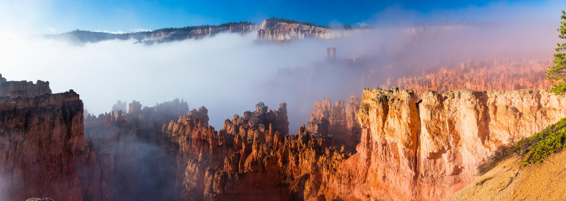 Noah Jigsaw Puzzle Fog in Bryce Canyon National Park, Utah, USA, America panorama 1000 pieces