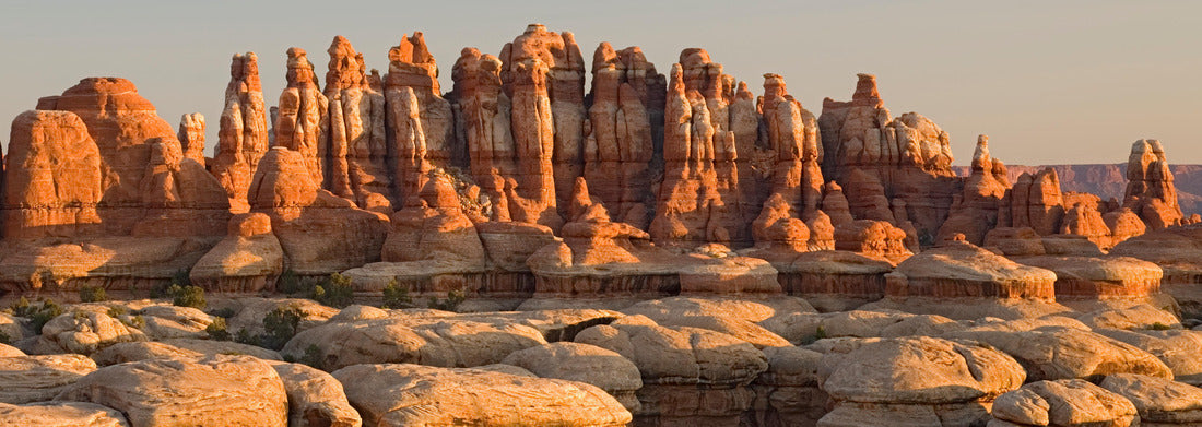 Noah Jigsaw Puzzle UT, Canyonlands National Park, The Needle Rock spires and grabens at Chester Park panorama 1000 pieces
