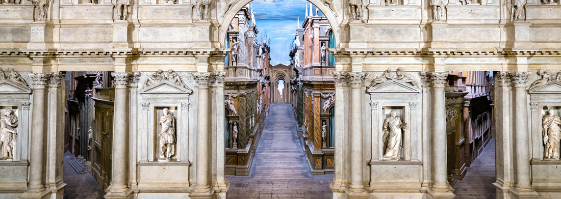 Noah Jigsaw Puzzle Teatro Olimpico in Vicenza, UNESCO World Heritage Site in Italy panorama 1000 pieces