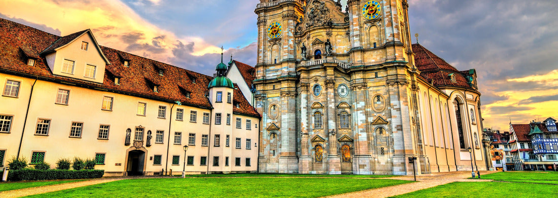Noah Jigsaw Puzzle The Abbey of Saint Gall Cathedral in St. Gallen. UNESCO World Heritage Site in Switzerland panorama 1000 pieces