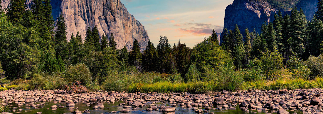 Yosemite valley, Yosemite national park, California, USA 1000pc Panoramic Puzzle