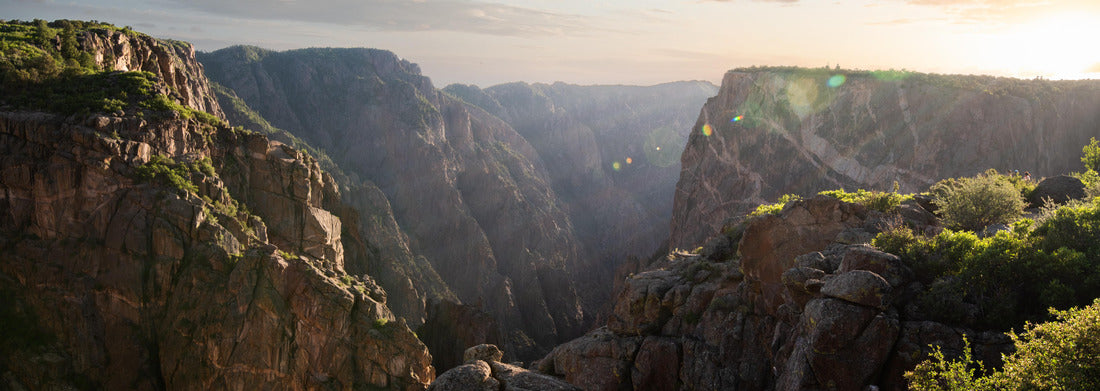 Noah Jigsaw Puzzle Sunset at Black Canyon of the Gunnison National Park, Colorado panorama 1000 pieces
