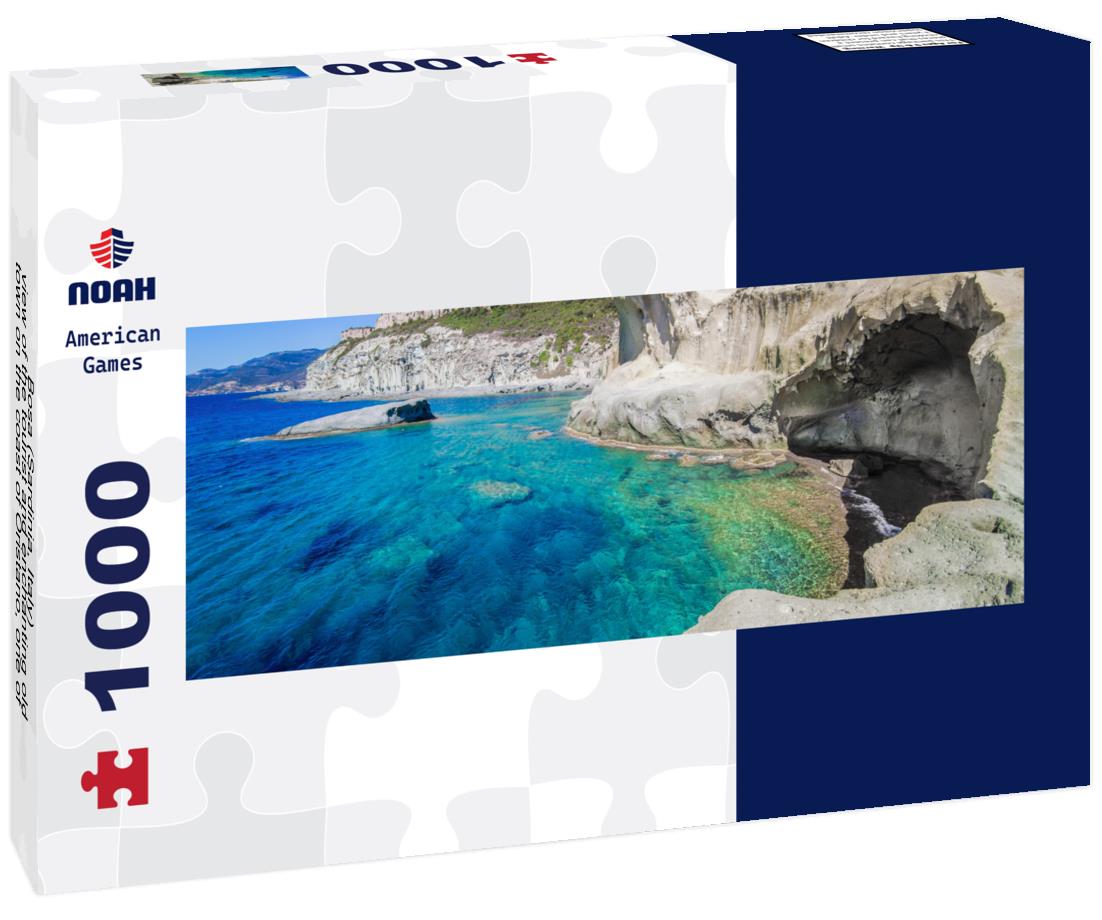 Noah Jigsaw Puzzle Bosa (Sardinia, Italy) - view of the tourist and enchanting old town on the coast of Oristano, one of the most beautiful on the island of Sardegna panorama 1000 pieces