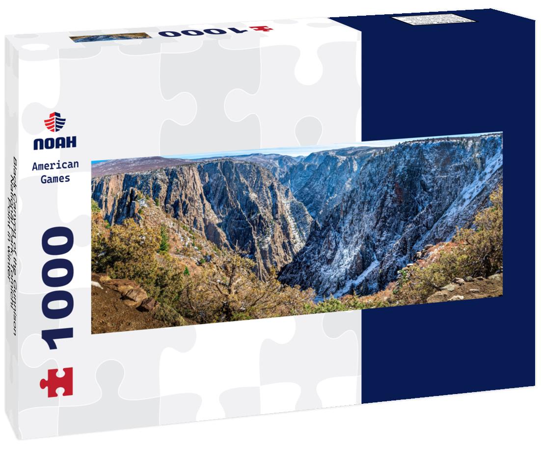 Noah Jigsaw Puzzle Black Canyon of the Gunnison National Park, Tomichi Point in winter panorama 1000 pieces