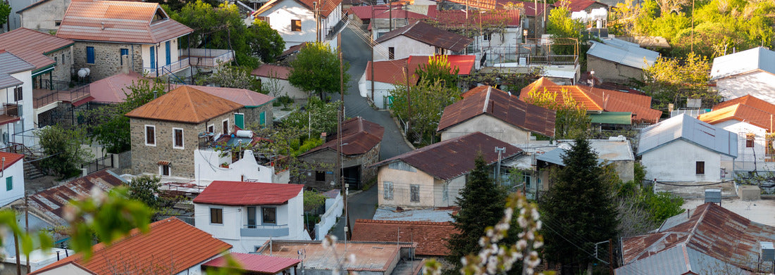 Noah Jigsaw Puzzle A famous picturesque mountain resort village in the Pedoulas area in the Troodos mountains of Cyprus panorama 1000 pieces