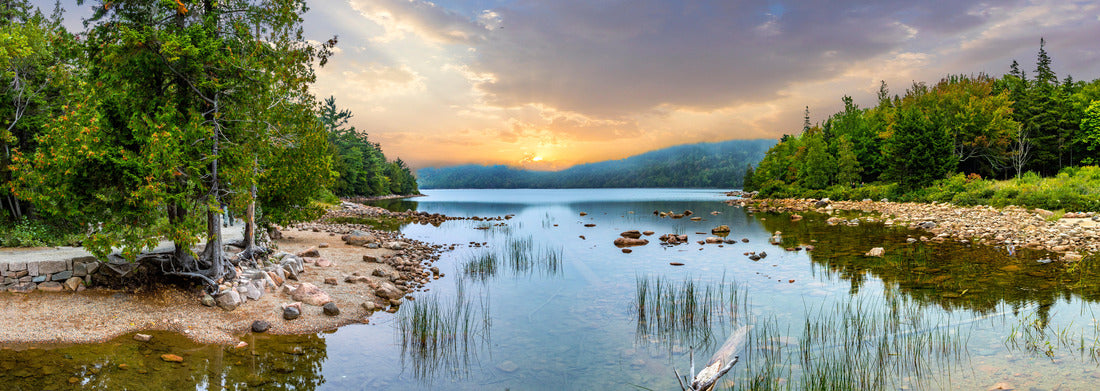 Noah Jigsaw Puzzle scenic lake Jordan in Arcadia National Park, Bar Harbor panorama 1000 pieces