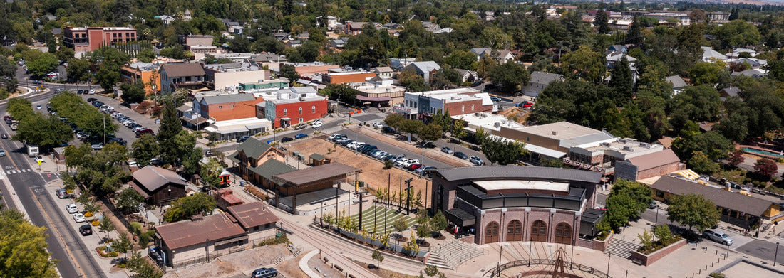 Noah Jigsaw Puzzle Daytime aerial view of historic downtown Folsom, California, USA panorama 1000 pieces