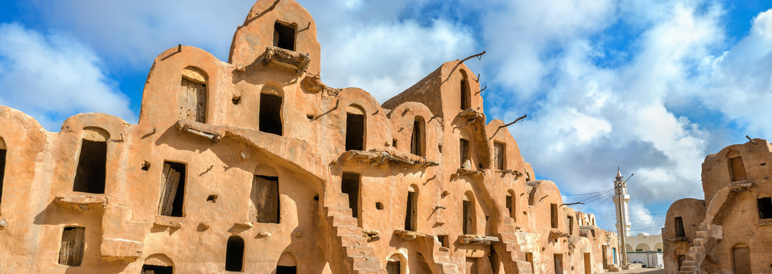 Noah Jigsaw Puzzle Ksar Ouled Soltane near Tataouine in southern Tunisia. North Africa panorama 1000 pieces