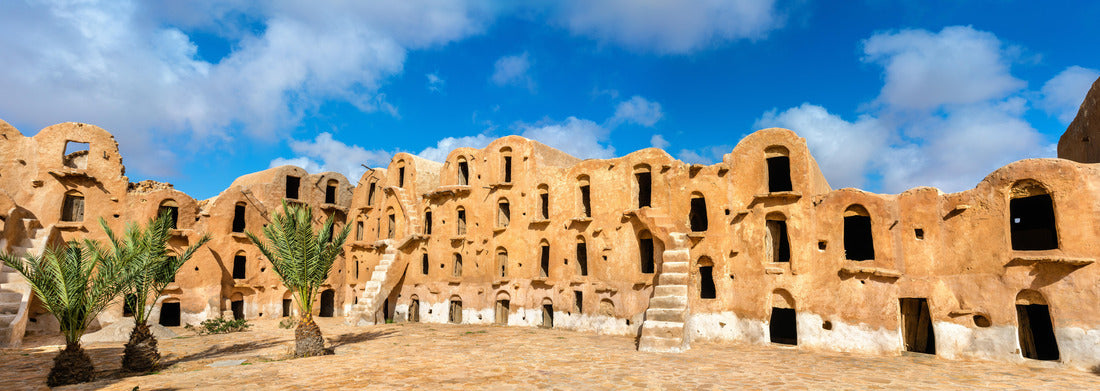 Noah Jigsaw Puzzle Ksar Ouled Soltane near Tataouine in southern Tunisia. North Africa panorama 1000 pieces