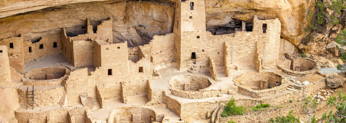 Noah Jigsaw Puzzle Cliff dwellings in Mesa Verde National Parks, Colorado, USA panorama 1000 pieces