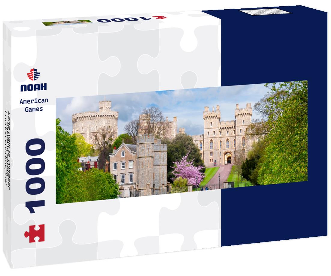 Noah Jigsaw Puzzle Long walk to Windsor castle in spring, London suburbs, UK panorama 1000 pieces