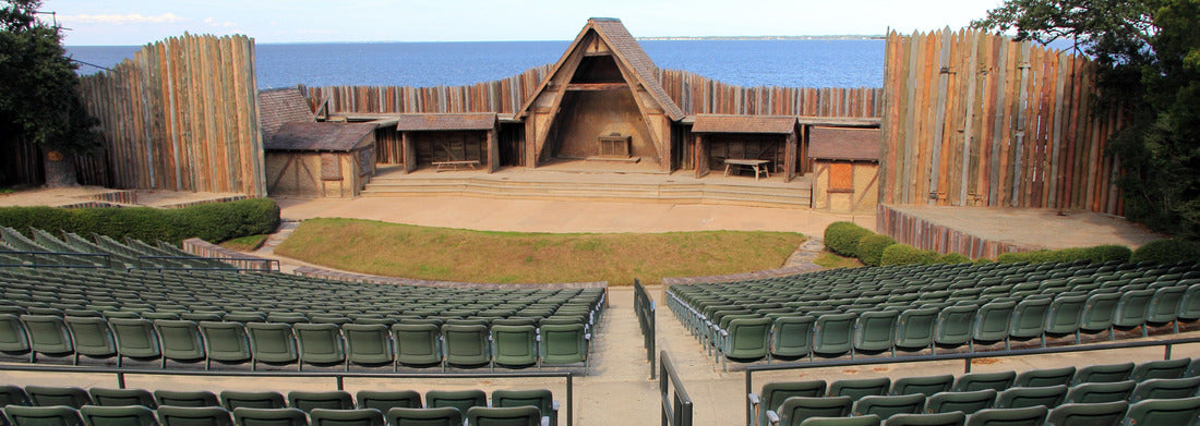 Waterside Theater at the Fort Raleigh National Historic Site on Roanoke Island, North Carolina 1000pc Panoramic Puzzle