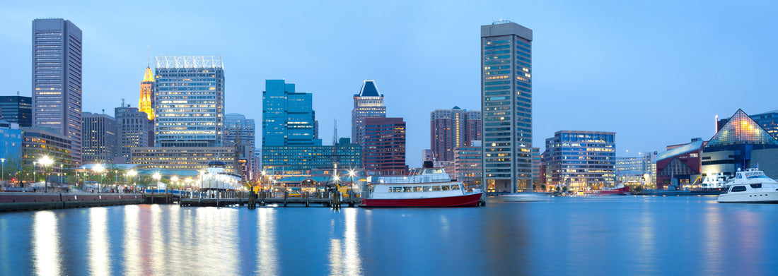 Noah Jigsaw Puzzle Downtown city skyline and Inner Harbor, Baltimore, Maryland, USA panorama 1000 pieces