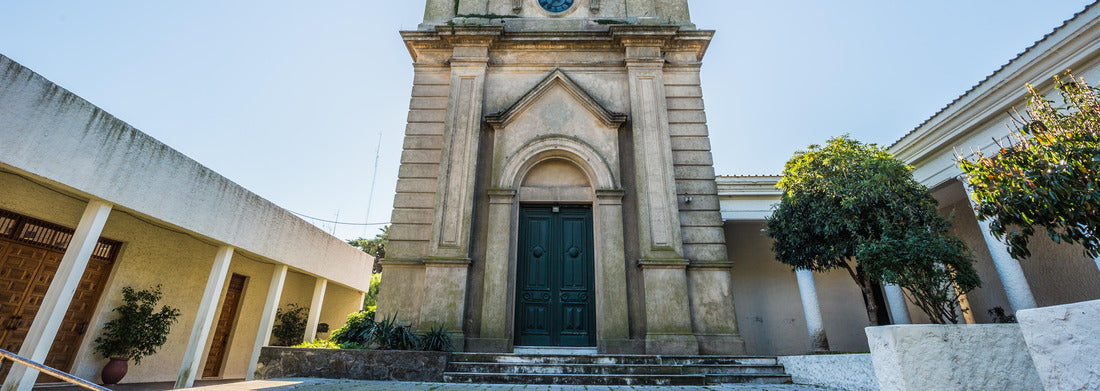Noah Jigsaw Puzzle church in Nueva Helvecia, Uruguay panorama 1000 pieces