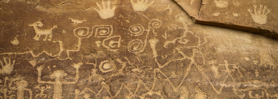 Noah Jigsaw Puzzle Petroglyphs at Mesa Verde National Park, Colorado panorama 1000 pieces
