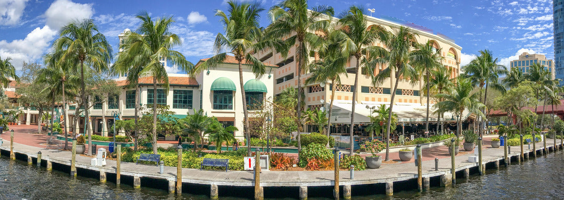 Noah Jigsaw Puzzle Beautiful river walk promenade, Fort Lauderdale panorama 1000 pieces