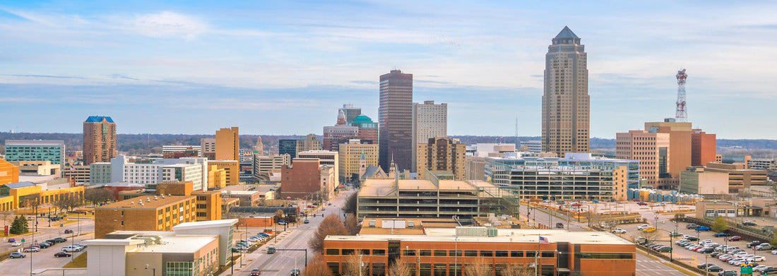Noah Jigsaw Puzzle Des Moines Iowa skyline in USA panorama 1000 pieces