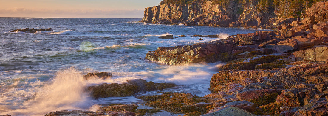 Noah Jigsaw Puzzle Eastern coastline of Acadia National Park at sunrise panorama 1000 pieces