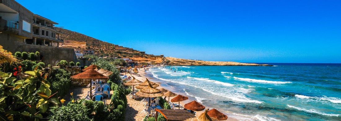 Noah Jigsaw Puzzle Beautiful scenery of the Tunisian beach. In Hammamet, Tunisia panorama 1000 pieces