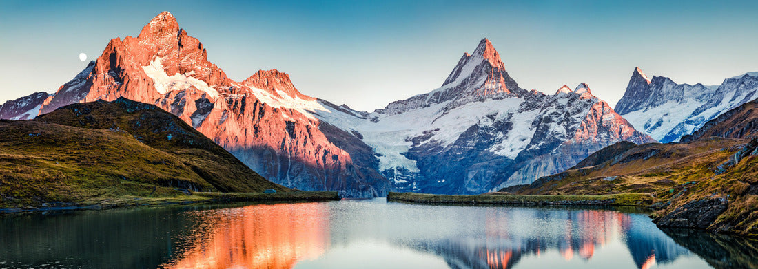 Noah Jigsaw Puzzle Fantastic evening panorama of the Bachalpsee / Lake Bachalp, Switzerland panorama 1000 pieces