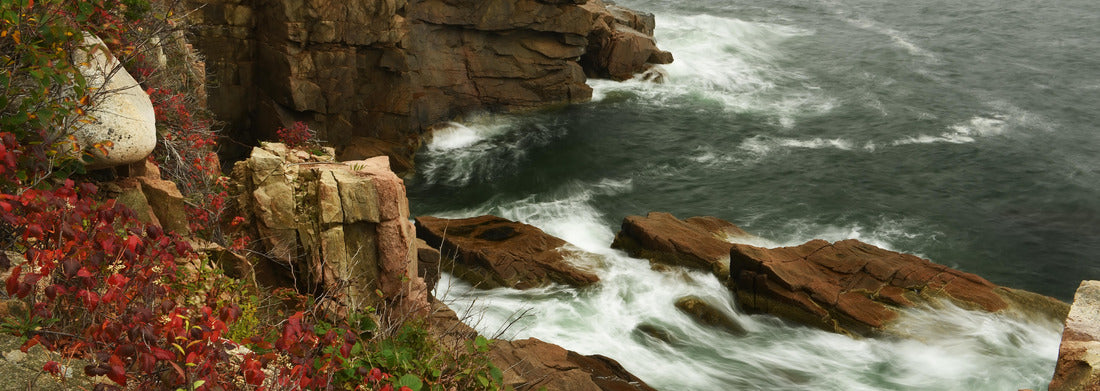 Noah Jigsaw Puzzle View of the rocky coast of the Atlantic Ocean. USA. Maine Acadia National Park panorama 1000 pieces